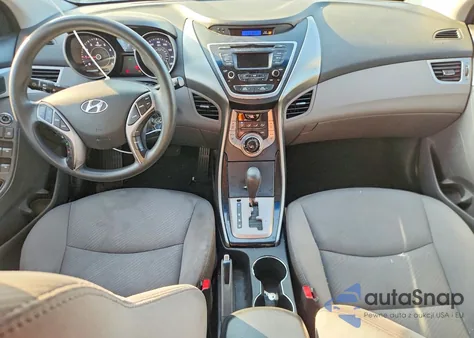 2013 Hyundai Elantra из США, поврежденный, VIN 5NPDH4AEXDH316784